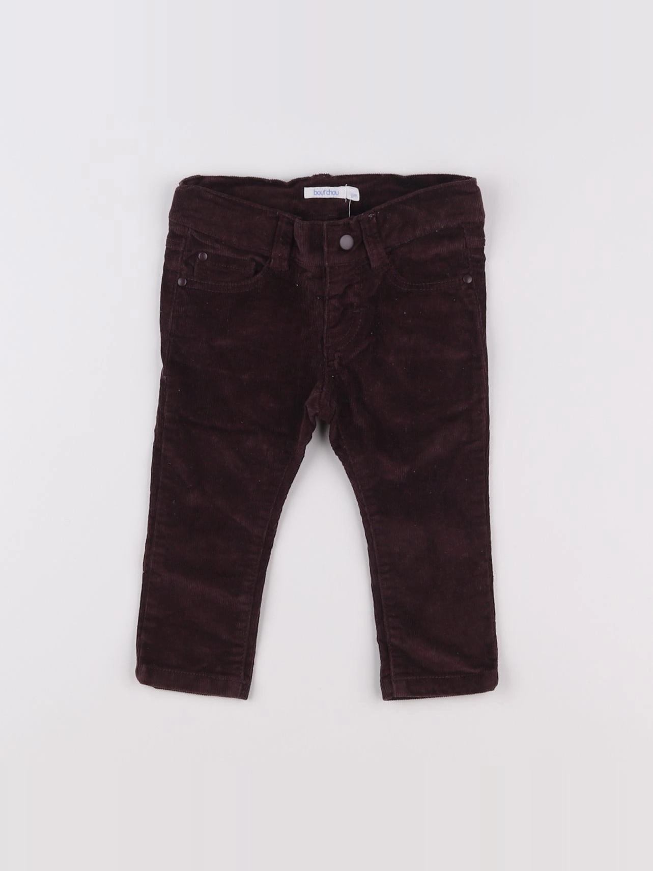 Boutchou - pantalon marron - 9 mois