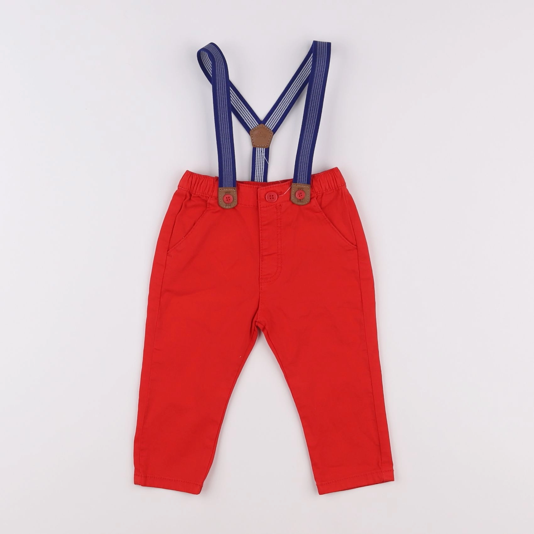 Mayoral - pantalon rouge - 6/9 mois