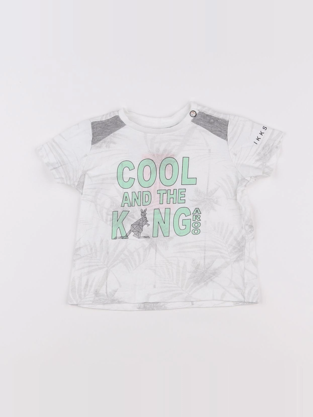 IKKS - tee-shirt blanc - 12 mois