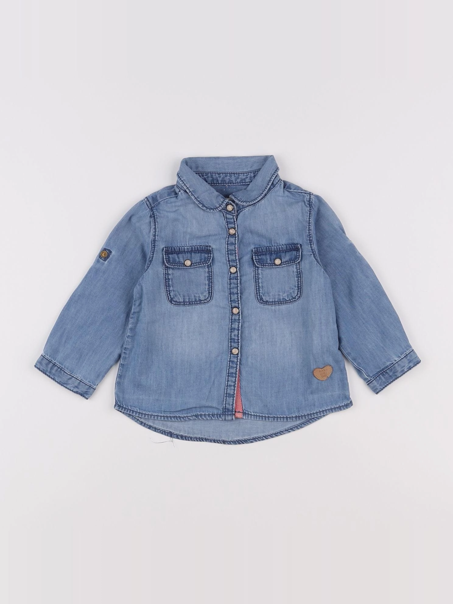 Zara - chemise bleu - 9/12 mois
