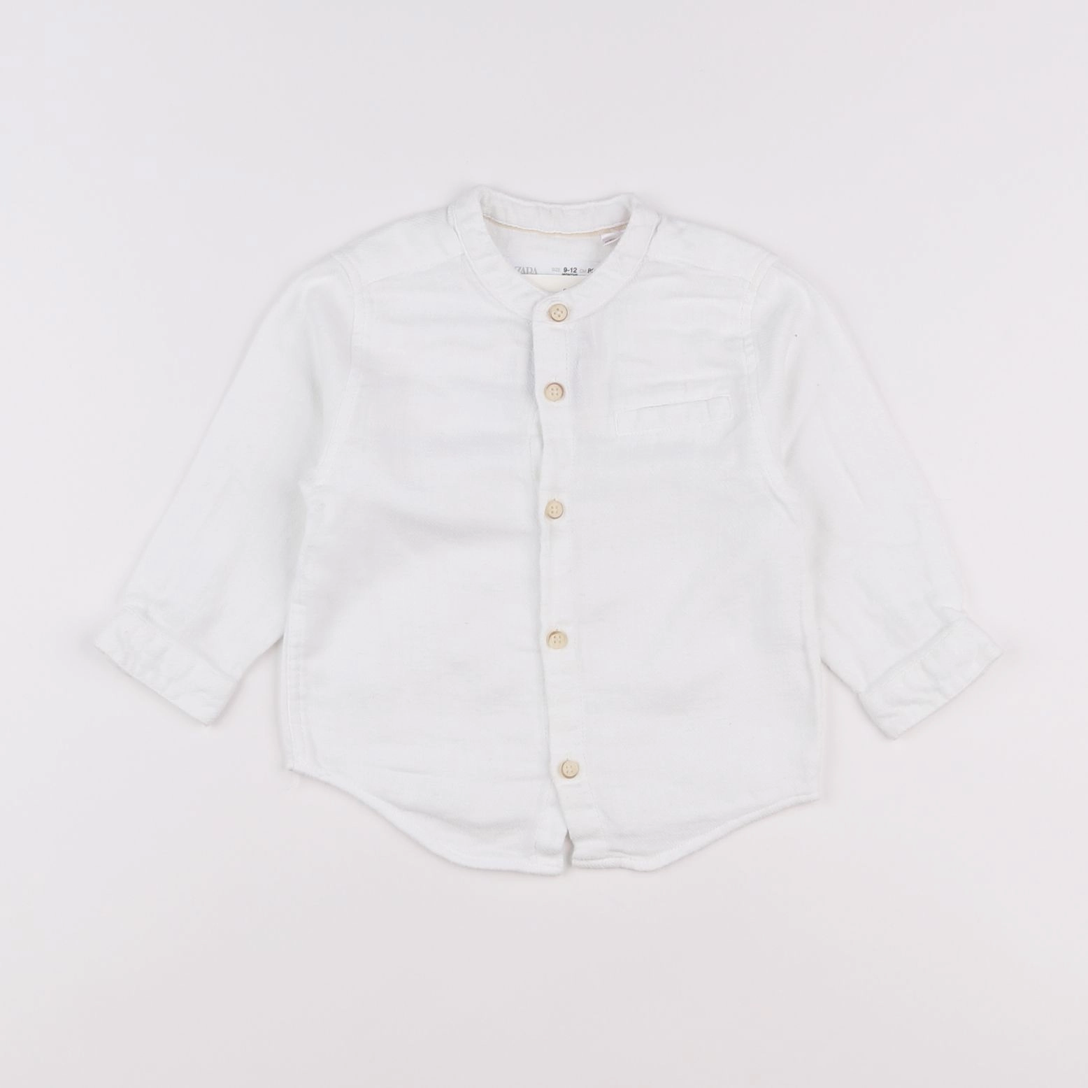Zara - chemise blanc - 9/12 mois