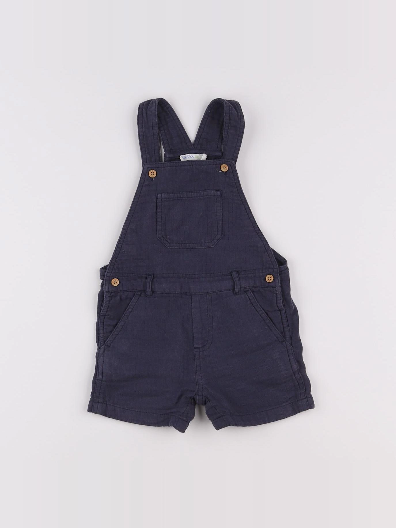 Boutchou - salopette bleu - 12 mois