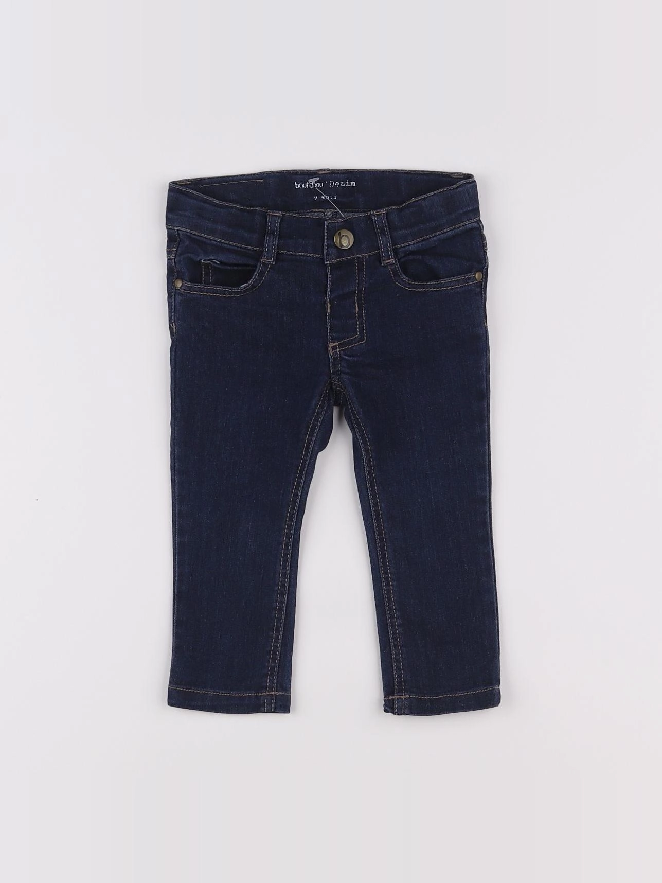 Boutchou - jegging bleu - 9 mois