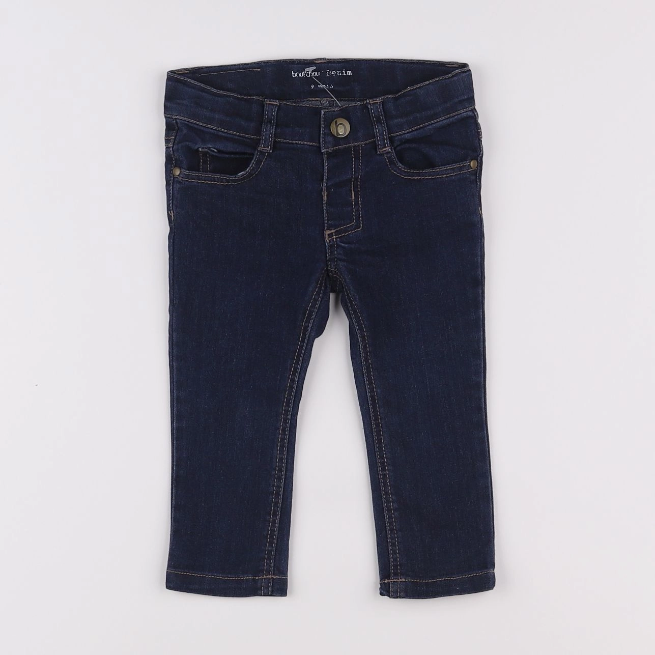 Boutchou - jegging bleu - 9 mois