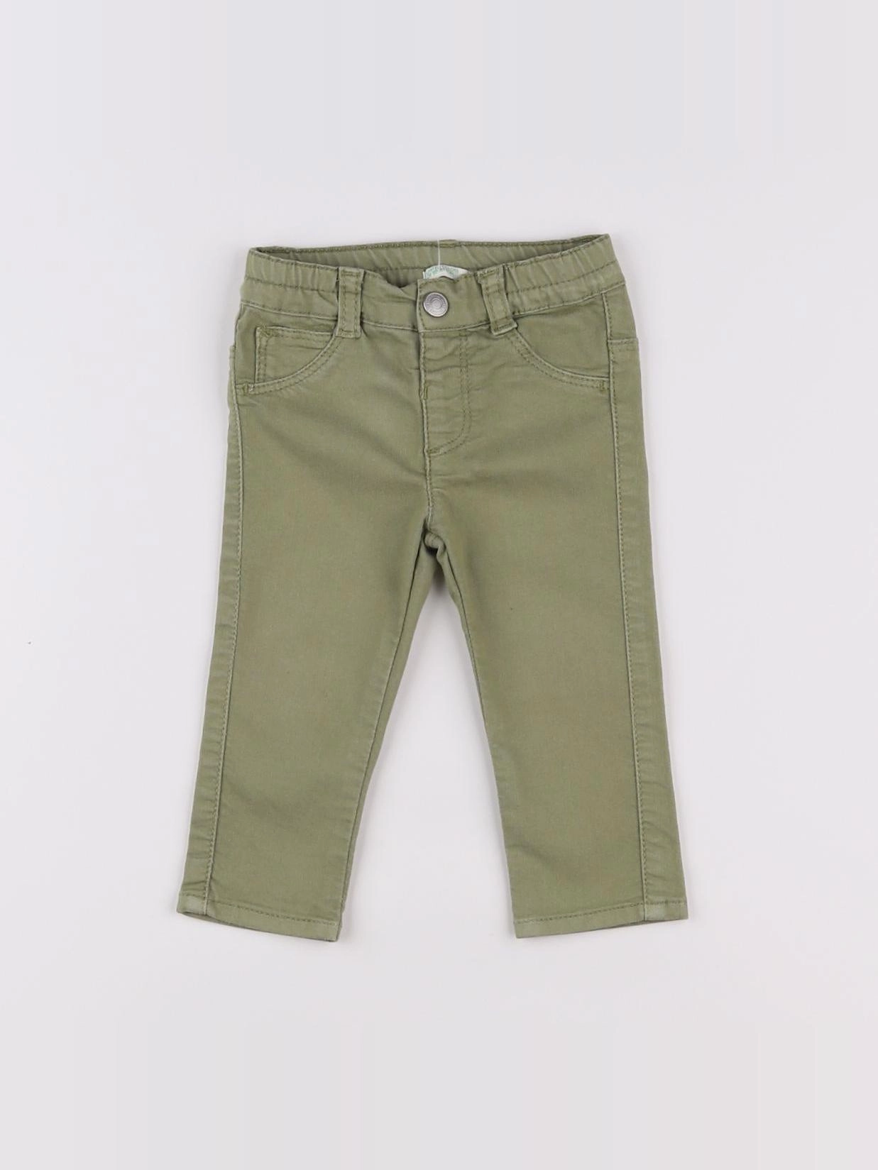 Benetton - jegging vert - 6 mois