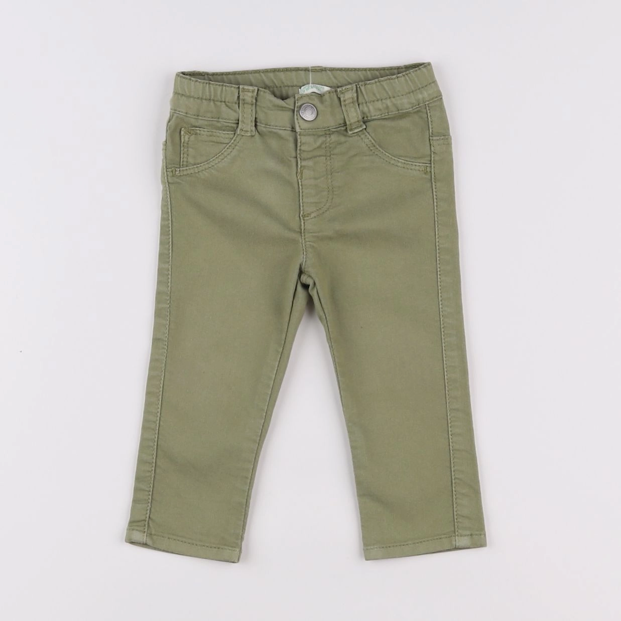 Benetton - jegging vert - 6 mois