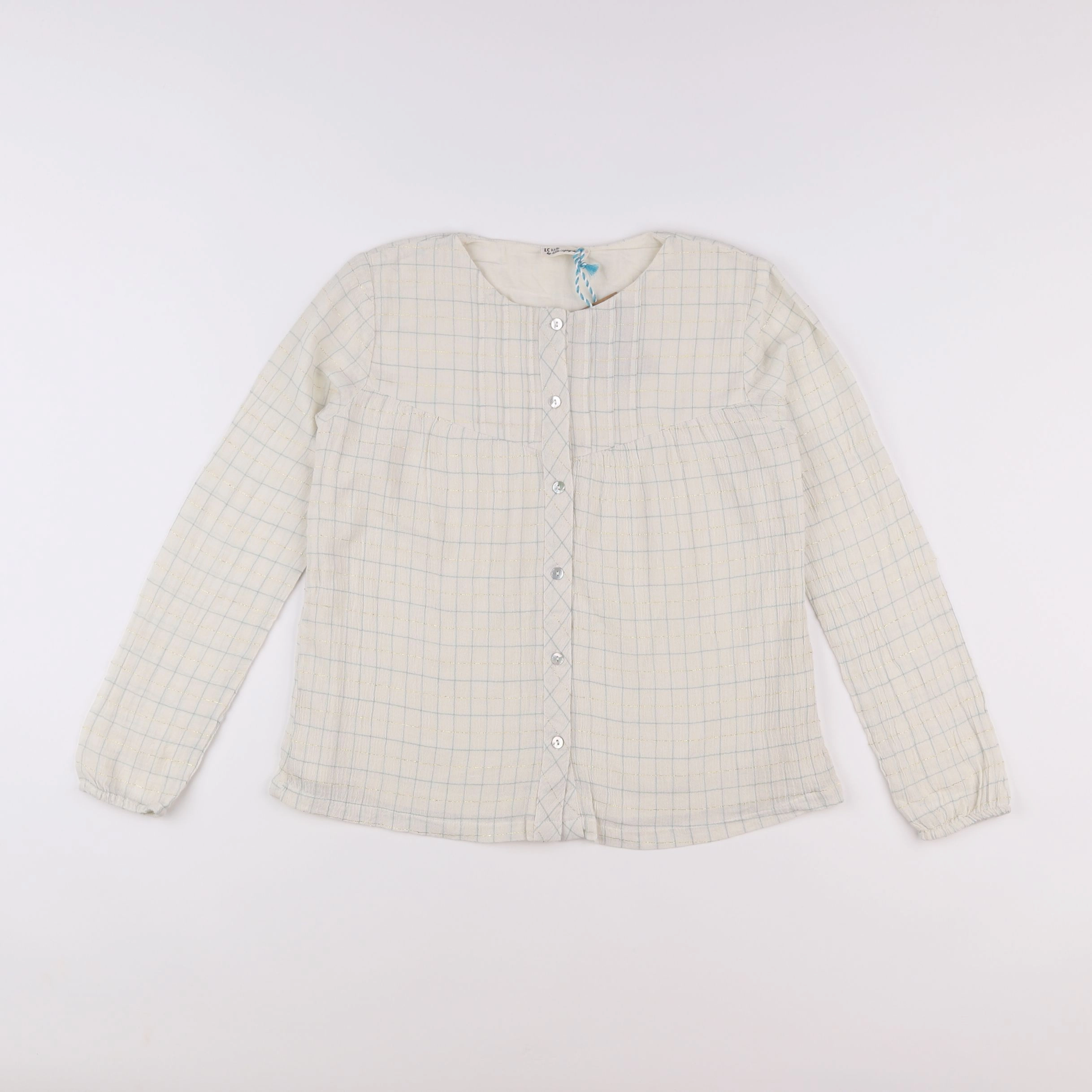 Little Cigogne - blouse beige - 12 ans