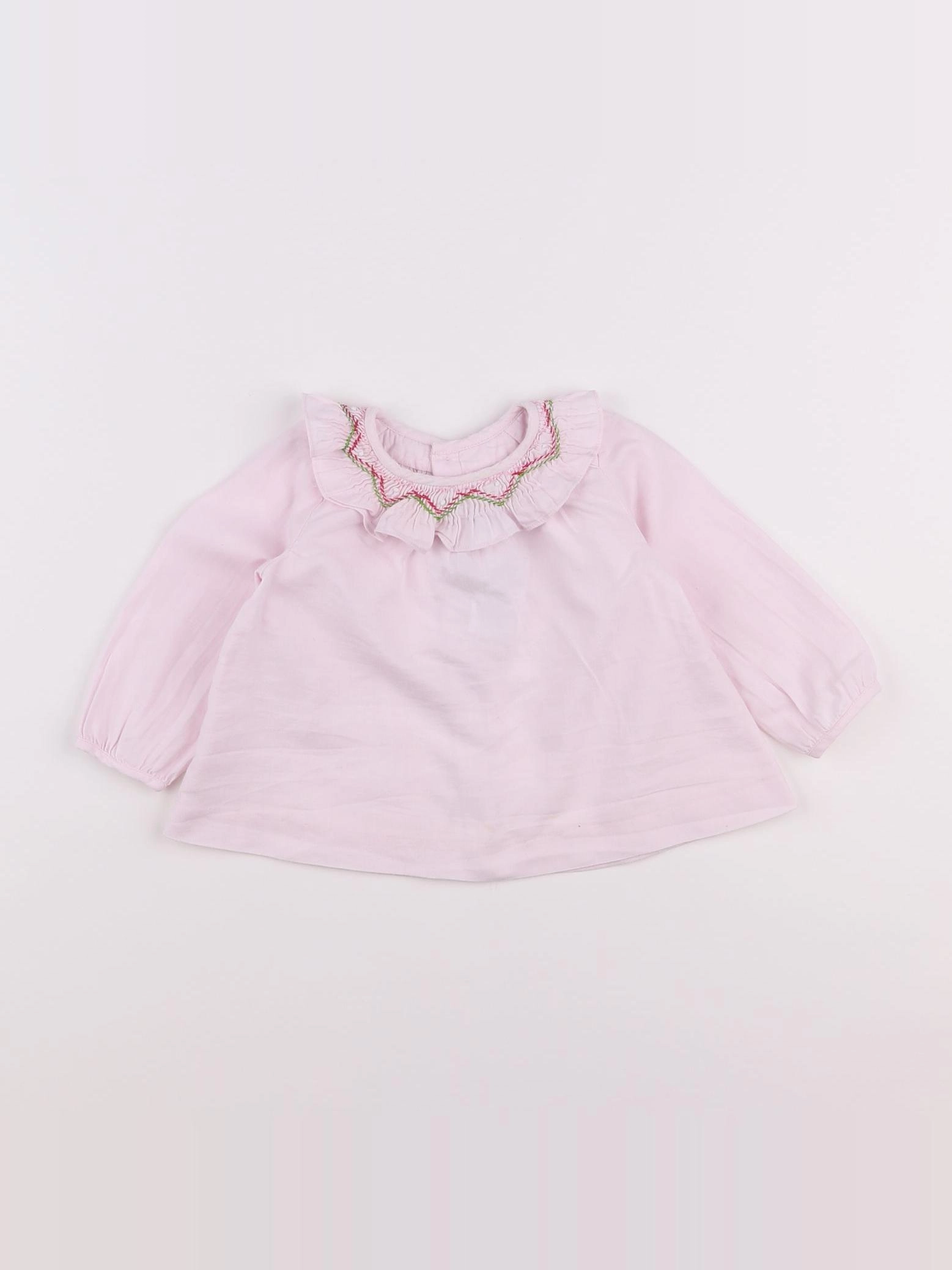 Jacadi - blouse rose - 12 mois