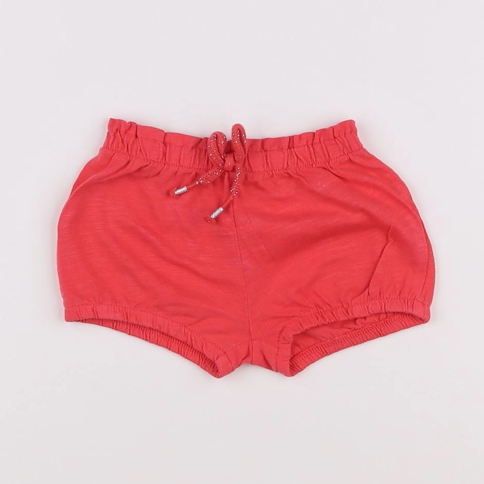 Vertbaudet - short rose - 9 mois