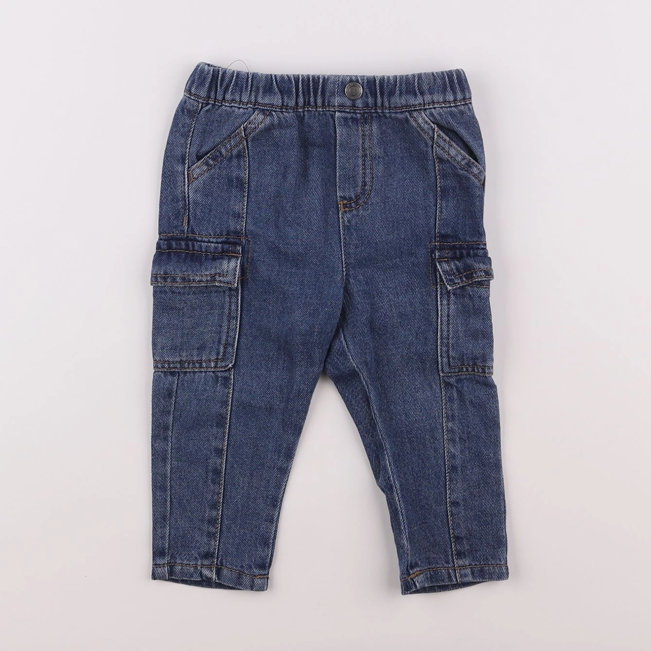 Vertbaudet - jean bleu - 9 mois