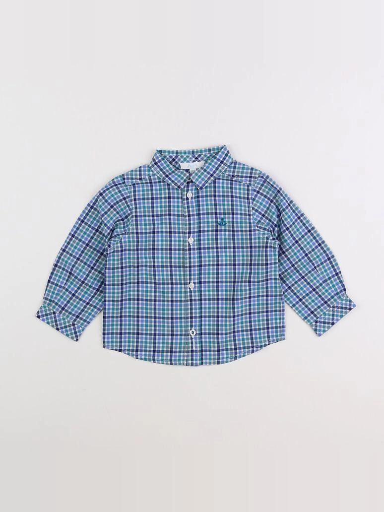 Jacadi - chemise bleu - 18 mois