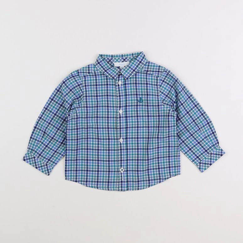 Jacadi - chemise bleu - 18 mois
