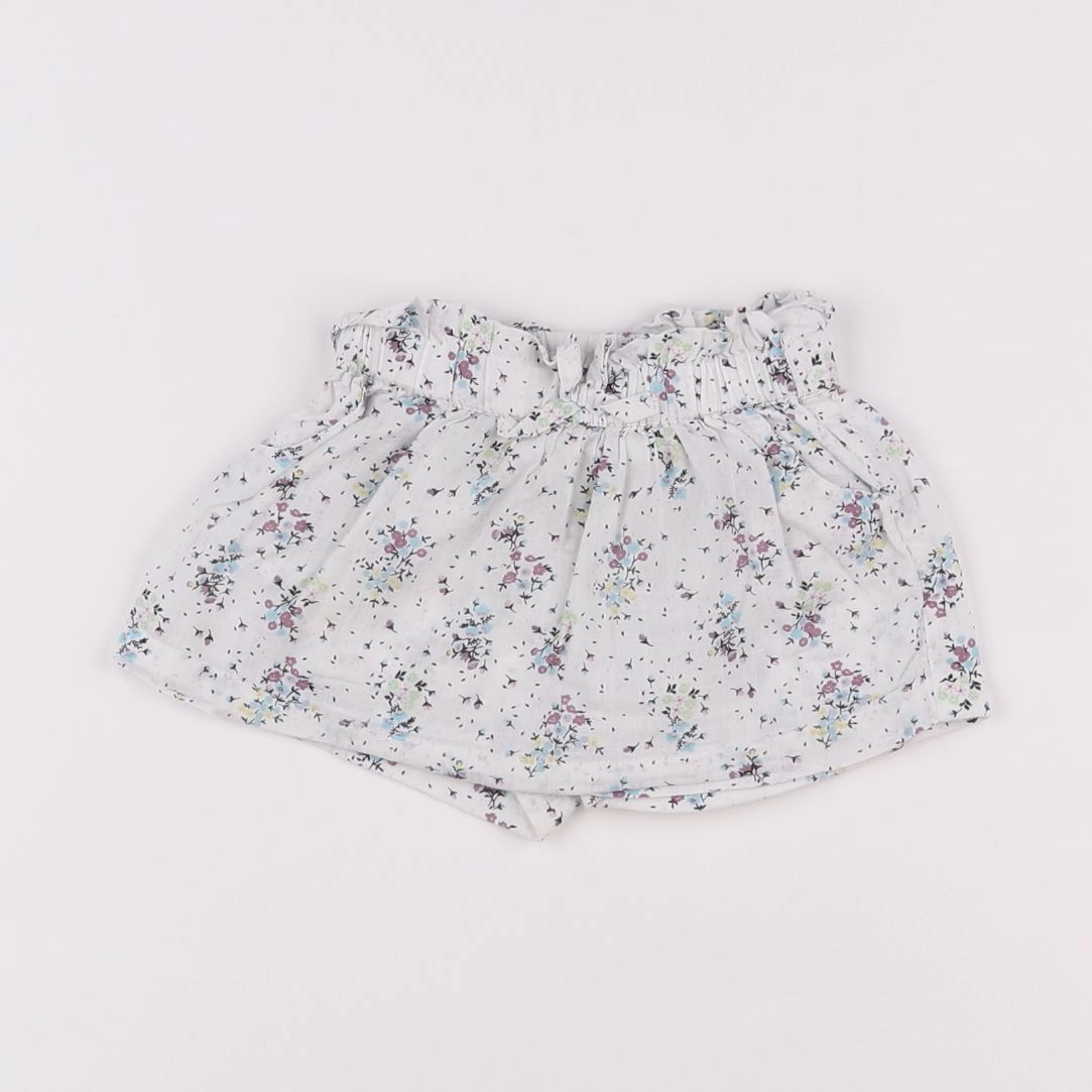 Vertbaudet - short blanc - 12 mois