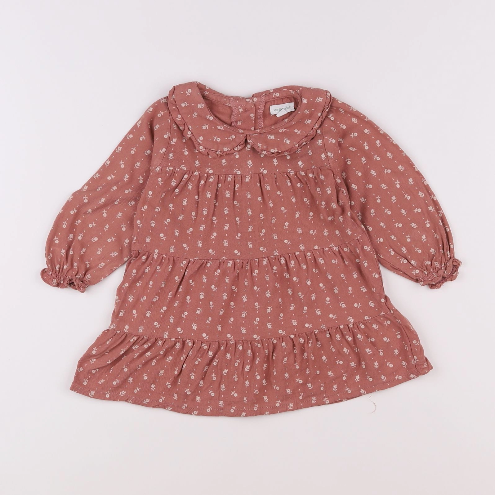 Vertbaudet - robe rose - 12 mois