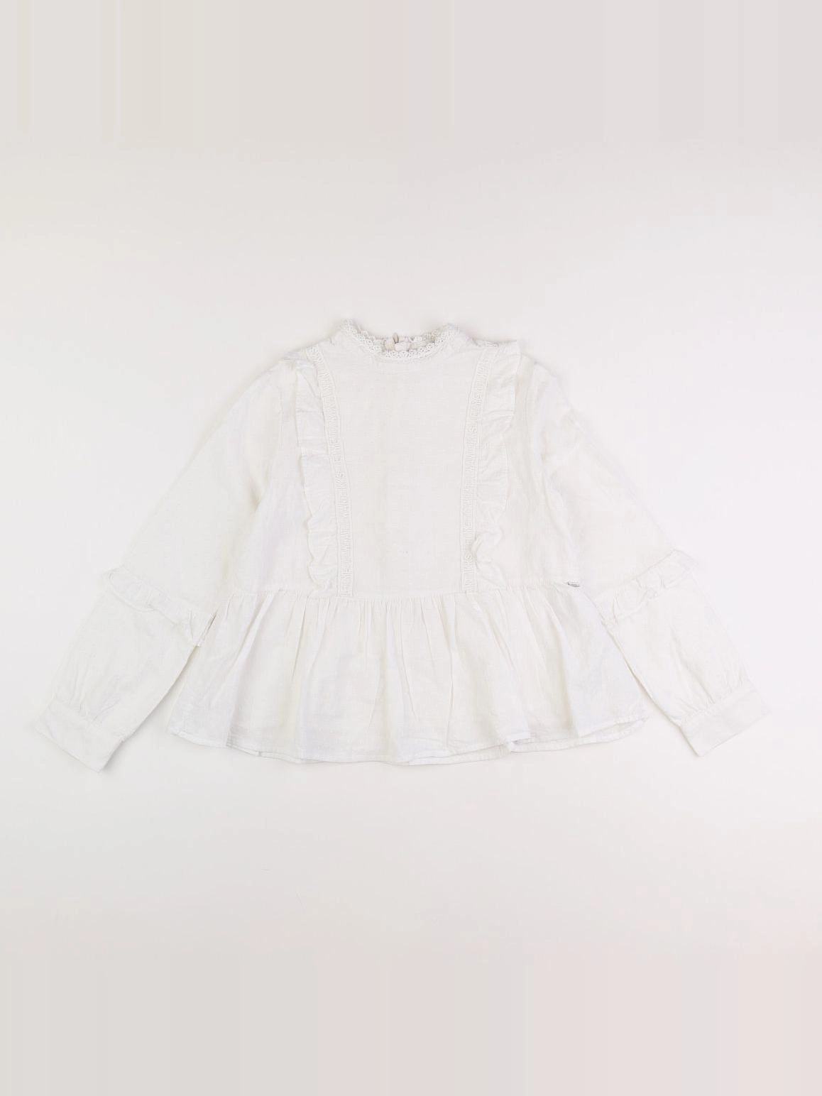 IKKS - blouse blanc - 10 ans