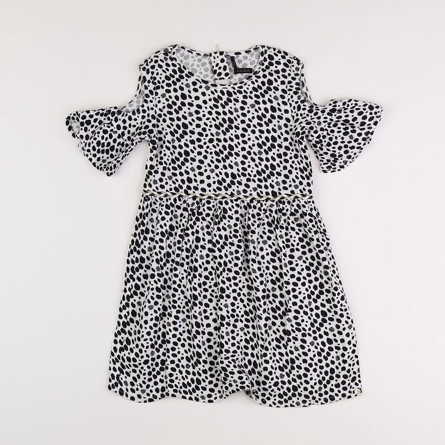 IKKS - robe blanc, noir - 6 ans