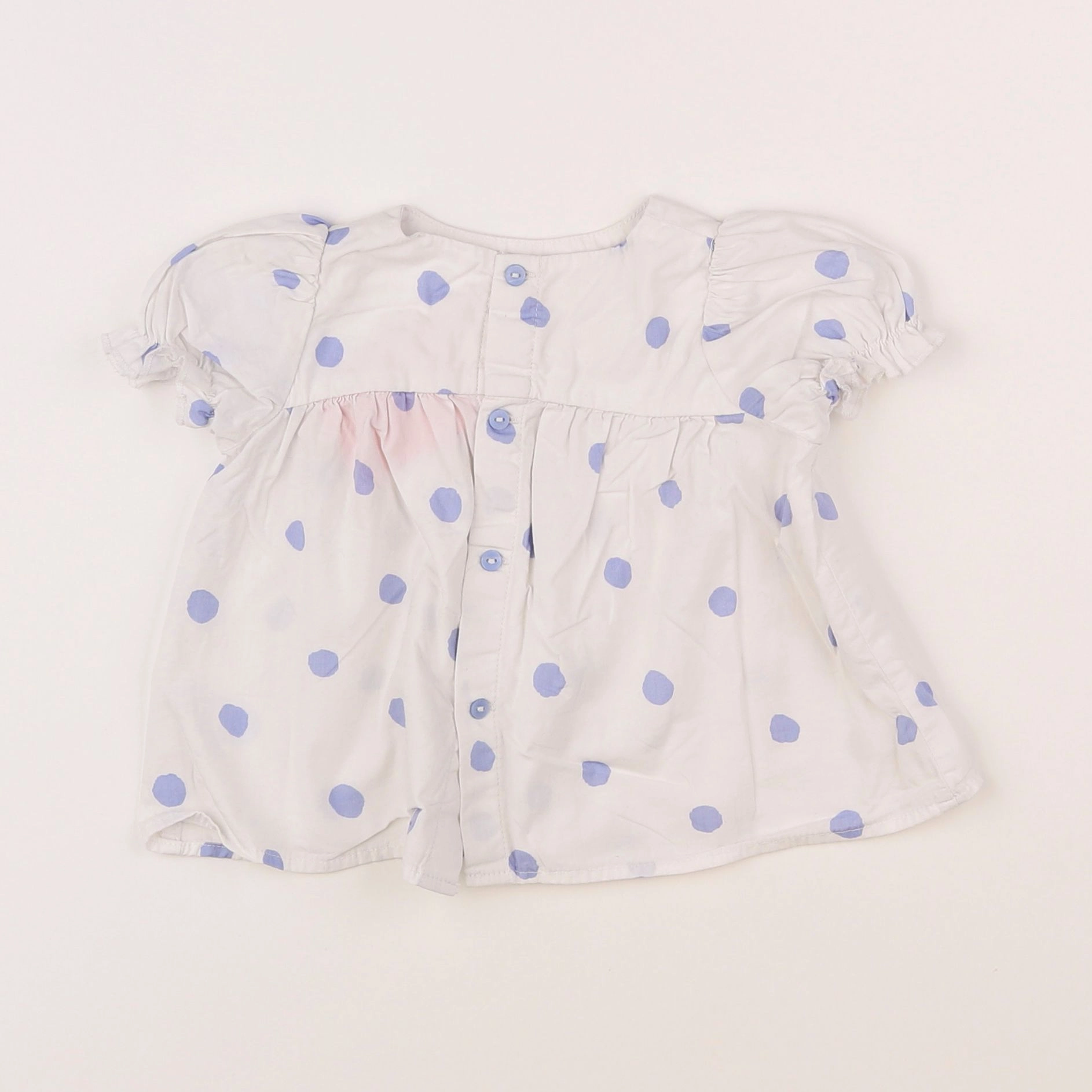 Zara - blouse blanc - 3/6 mois