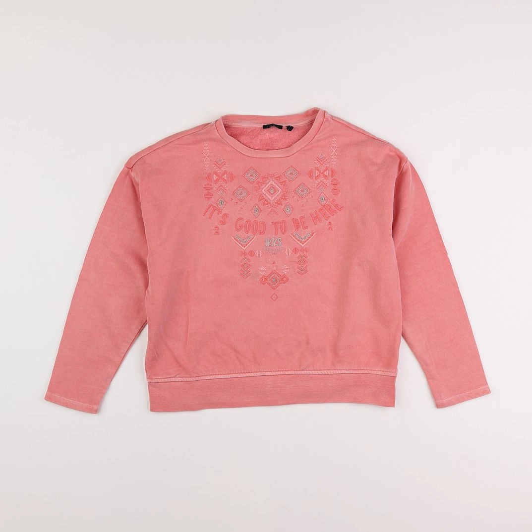 IKKS - sweat rose - 10 ans