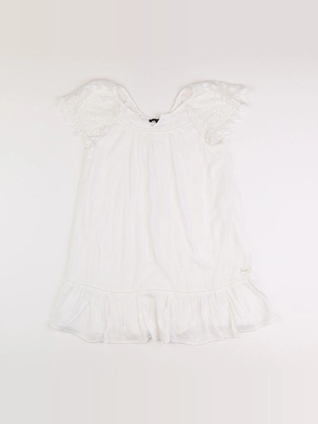 IKKS - robe blanc - 10 ans
