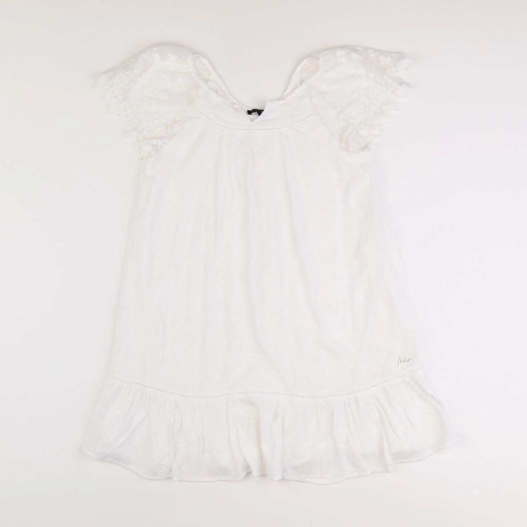 IKKS - robe blanc - 10 ans
