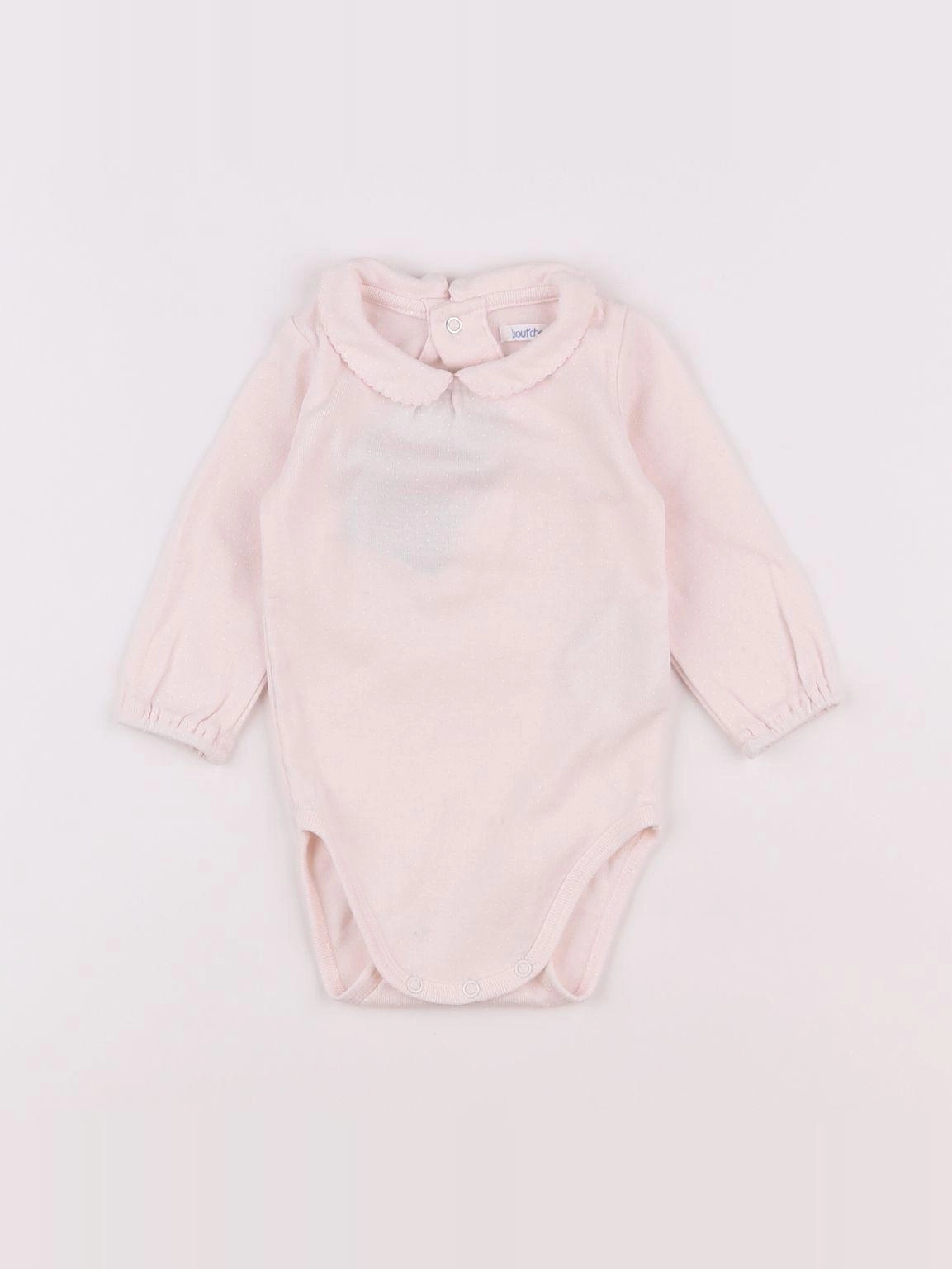 Boutchou - body à col rose - 3 mois