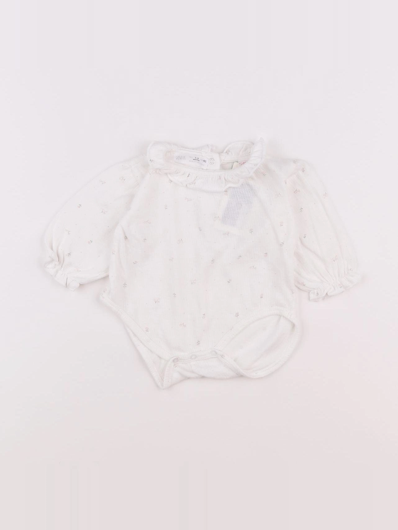 Zara - combinaison blanc - 1 mois