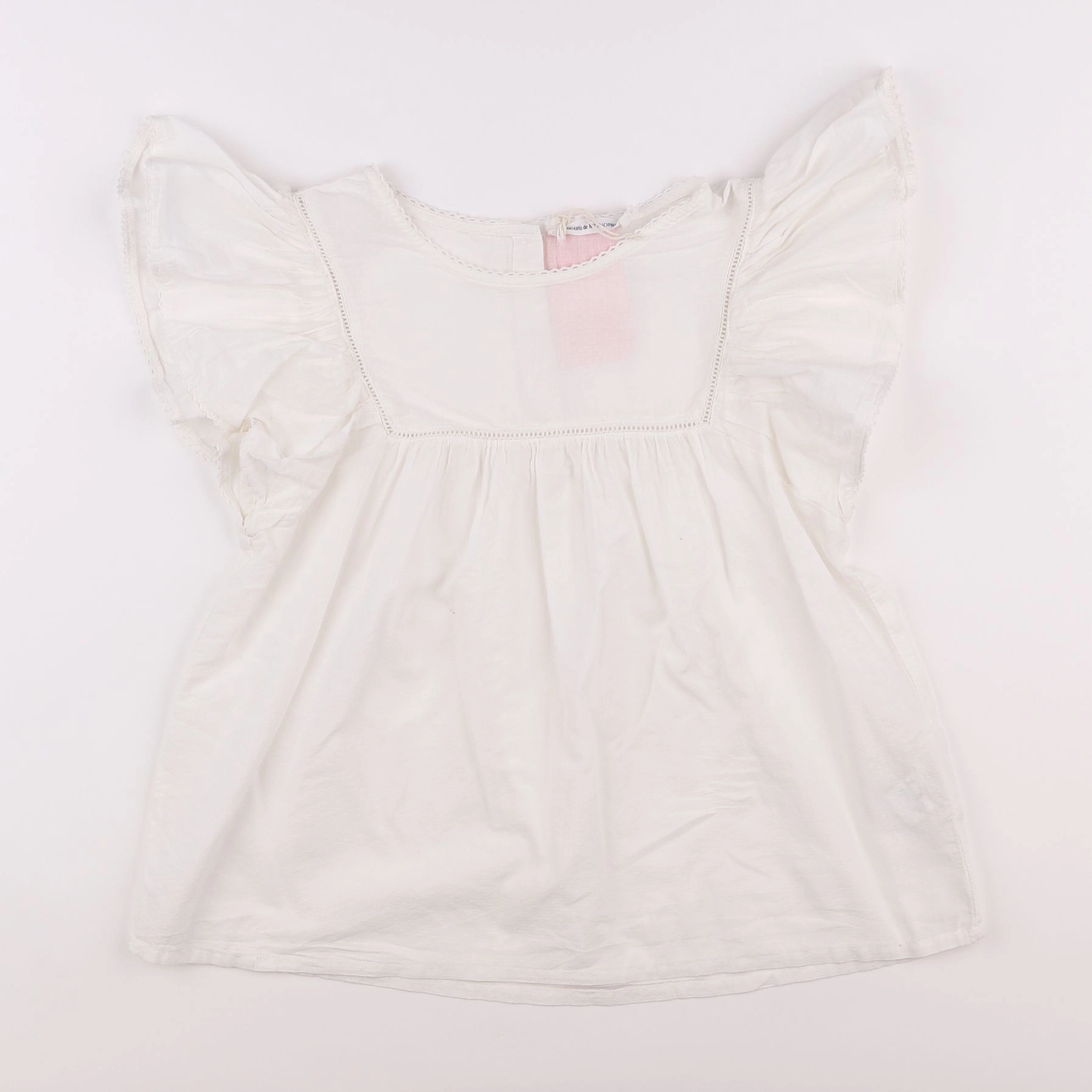 Monoprix - blouse blanc - 12 ans