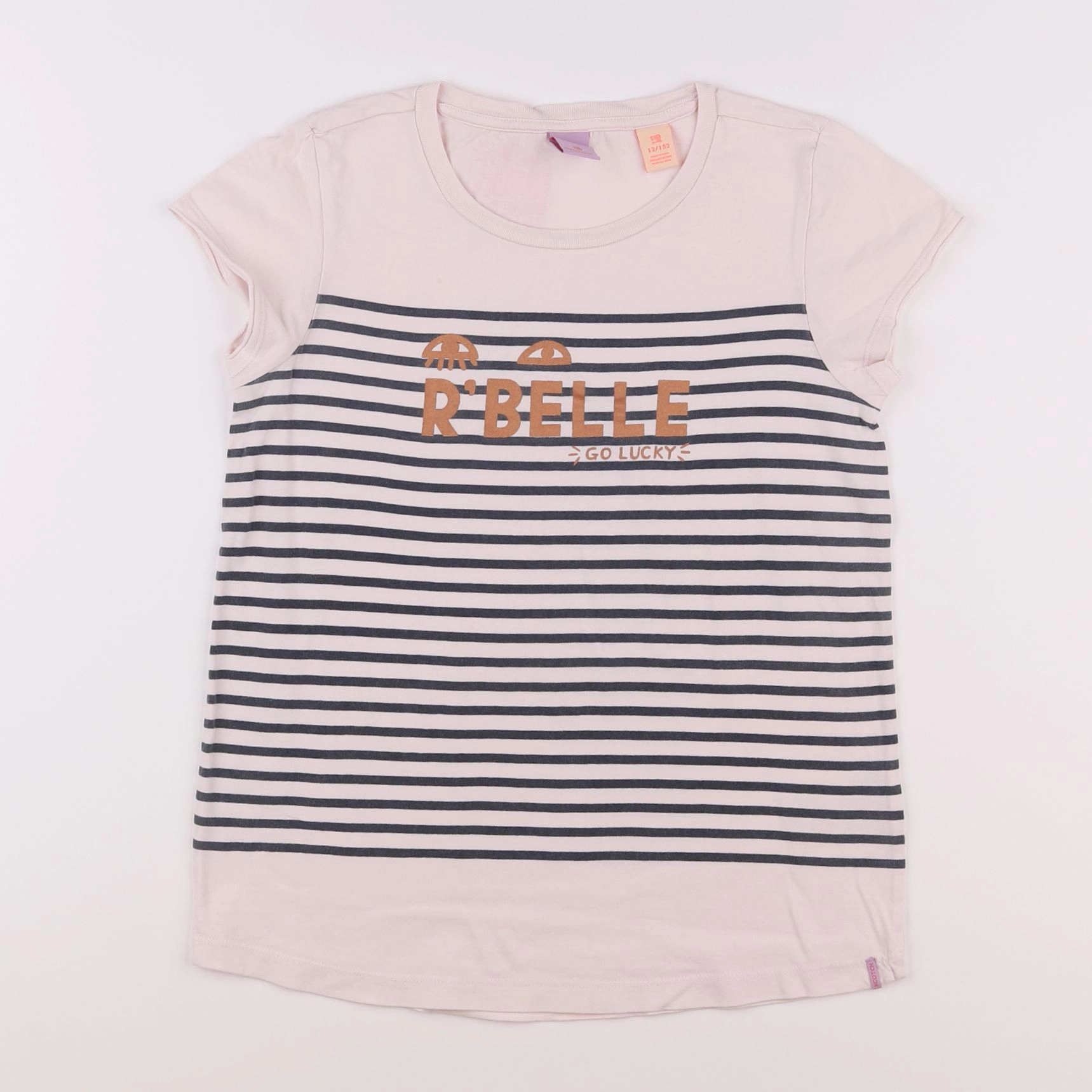 Scotch & Soda - tee-shirt rose - 12 ans