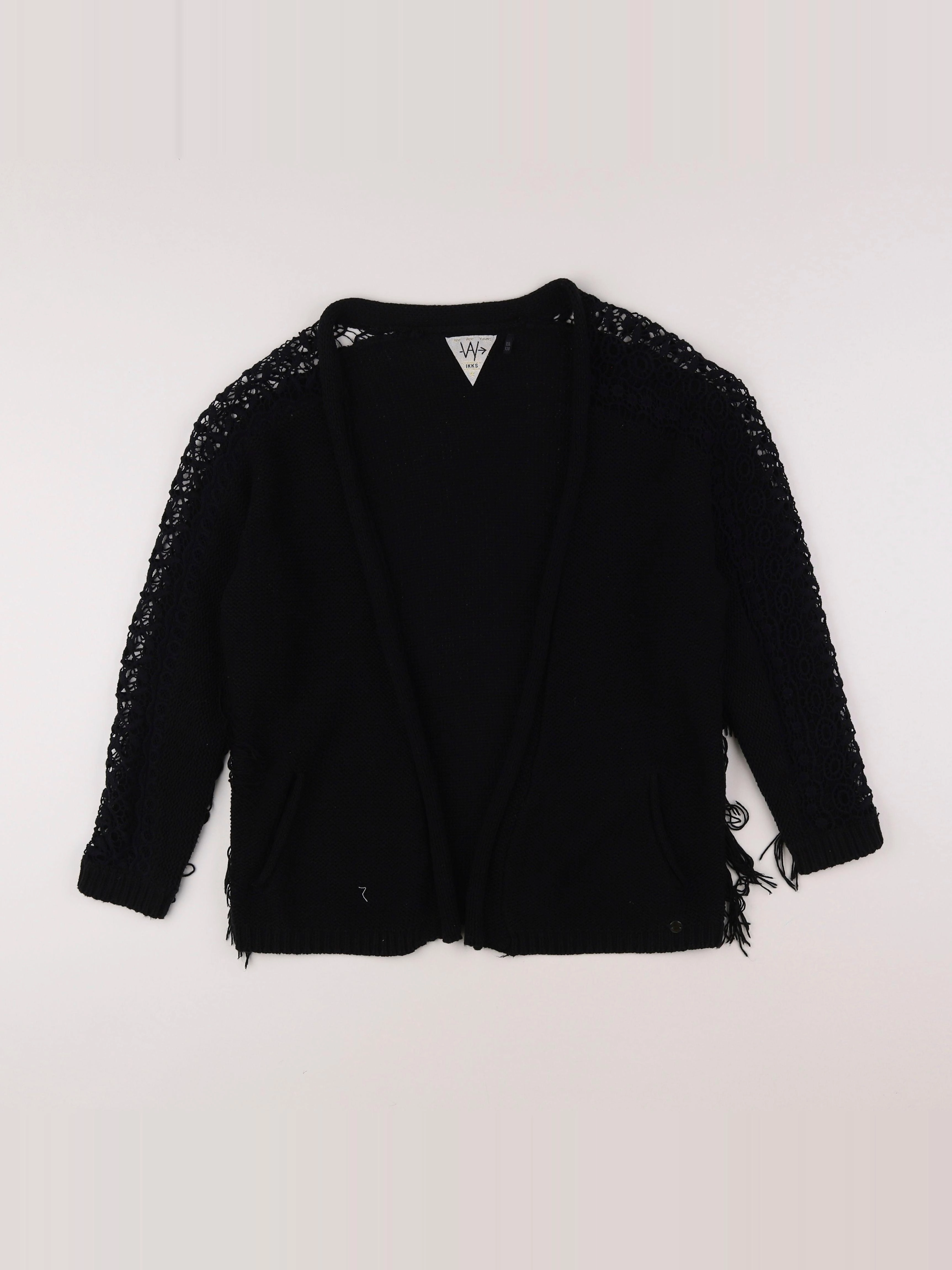 IKKS - gilet noir - 10 ans
