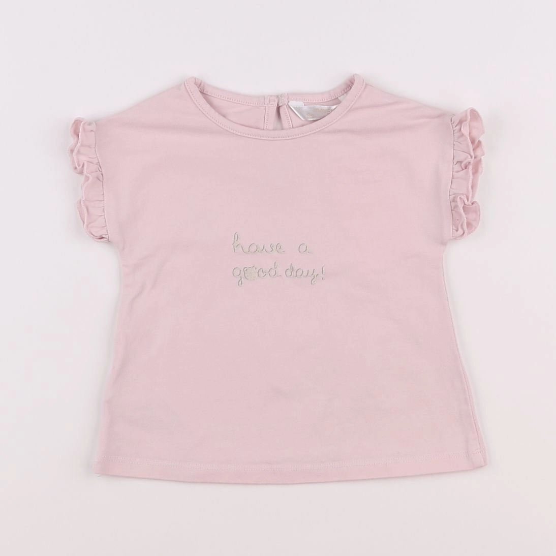 Mayoral - tee-shirt rose - 12 mois