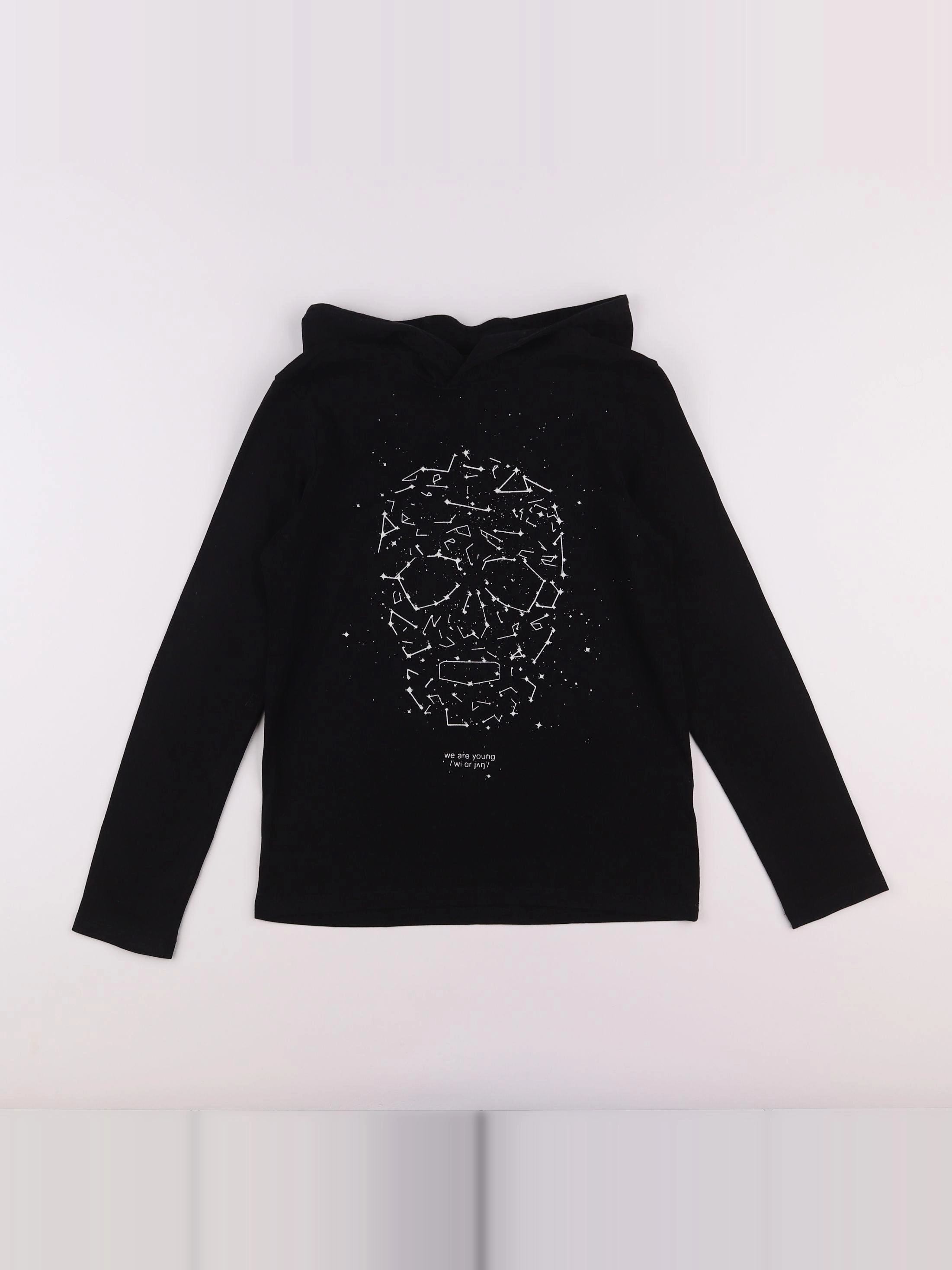 IKKS - tee-shirt noir - 10 ans