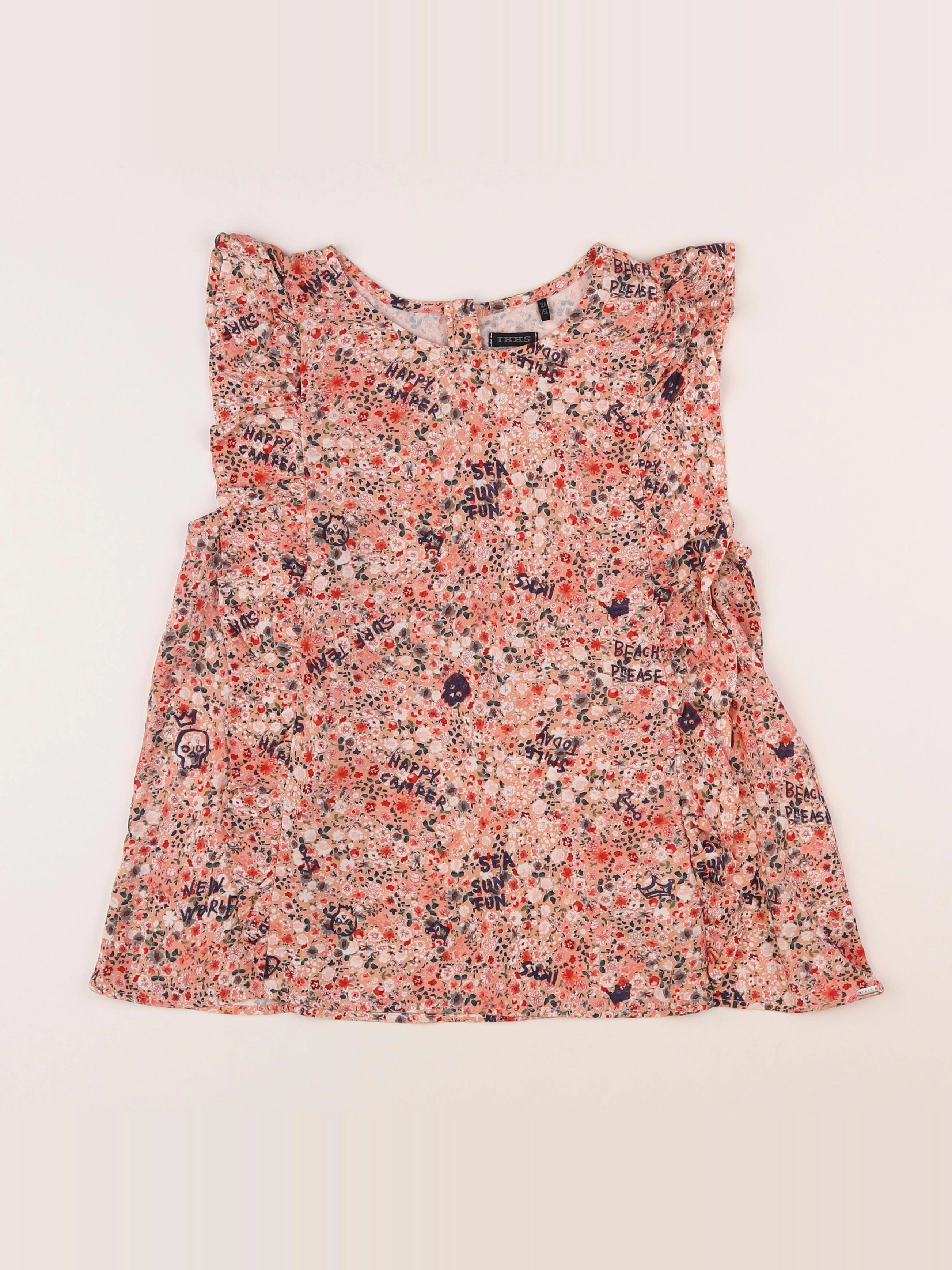 IKKS - blouse rose - 12 ans