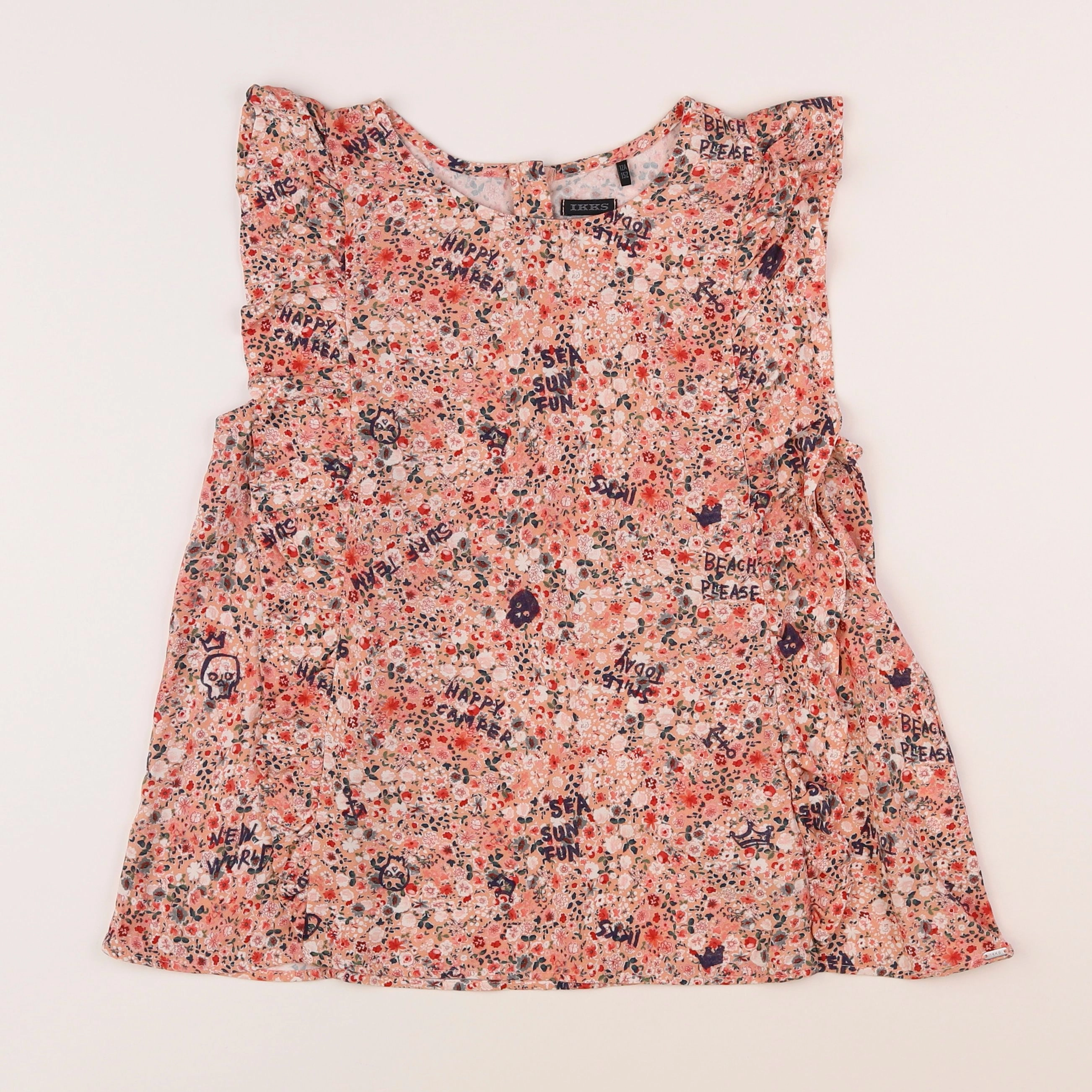 IKKS - blouse rose - 12 ans