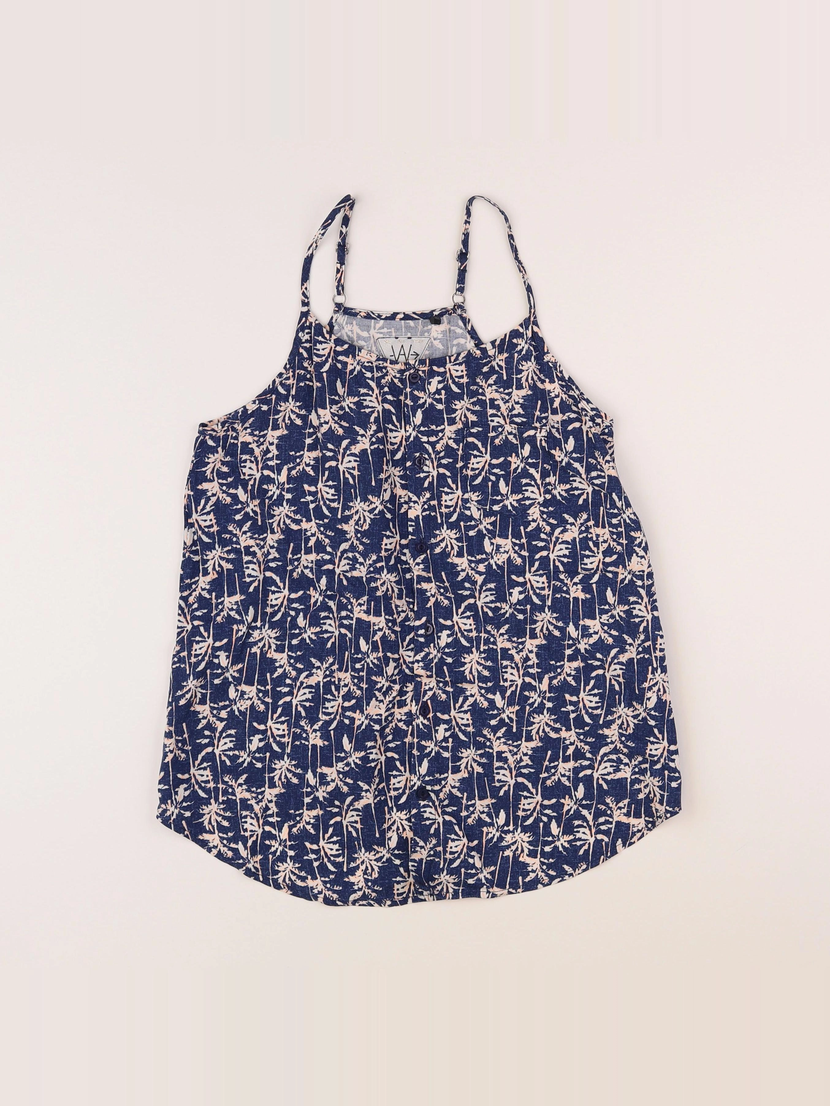 IKKS - blouse bleu - 12 ans