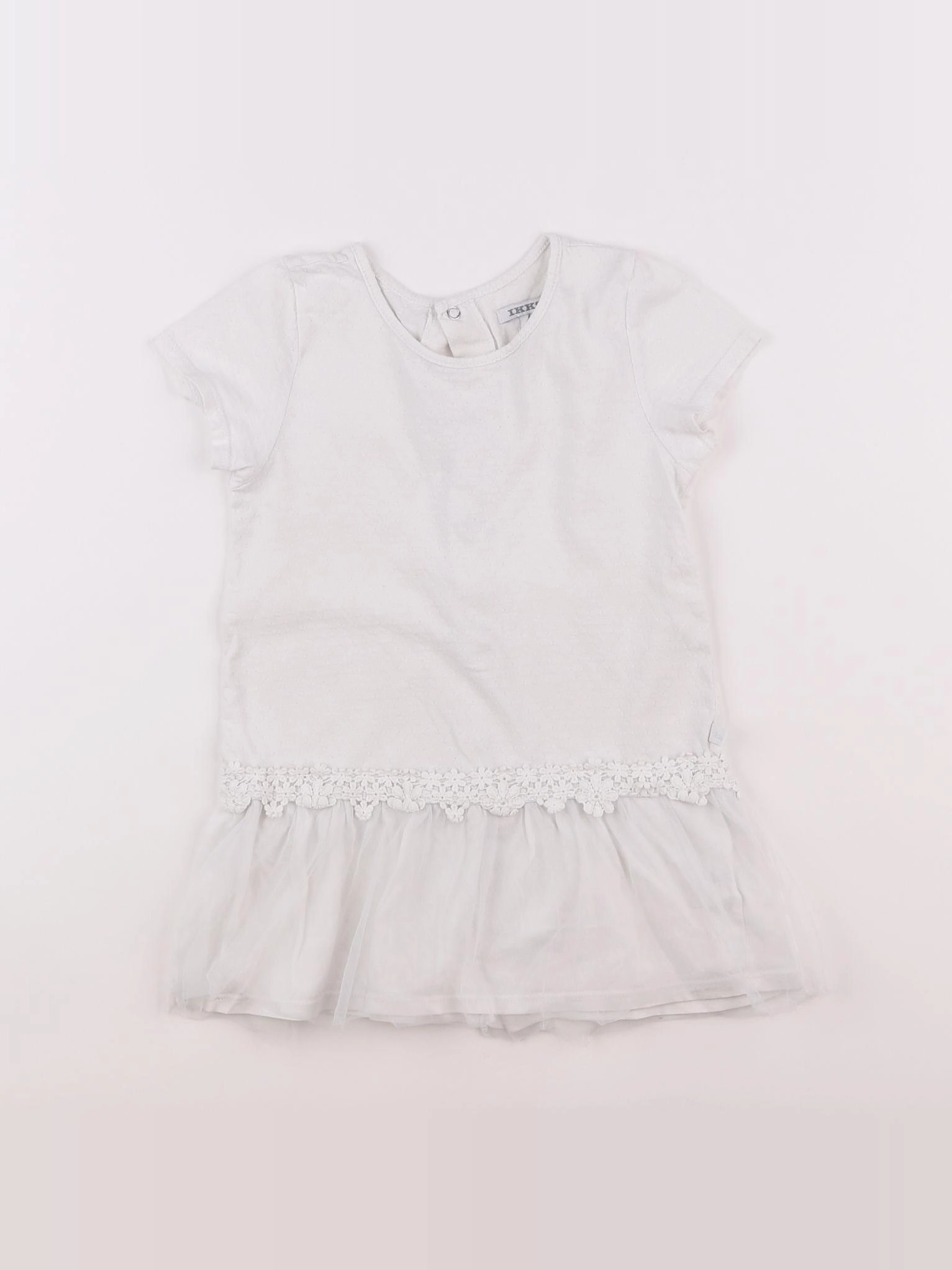 IKKS - robe blanc - 3 ans
