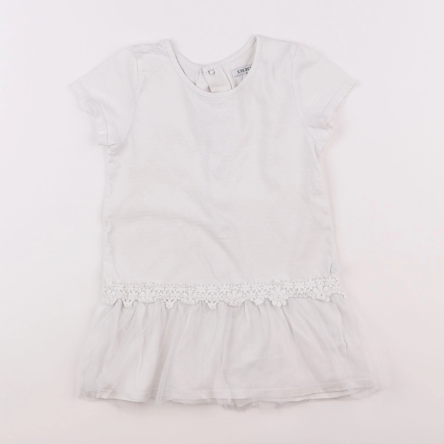 IKKS - robe blanc - 3 ans