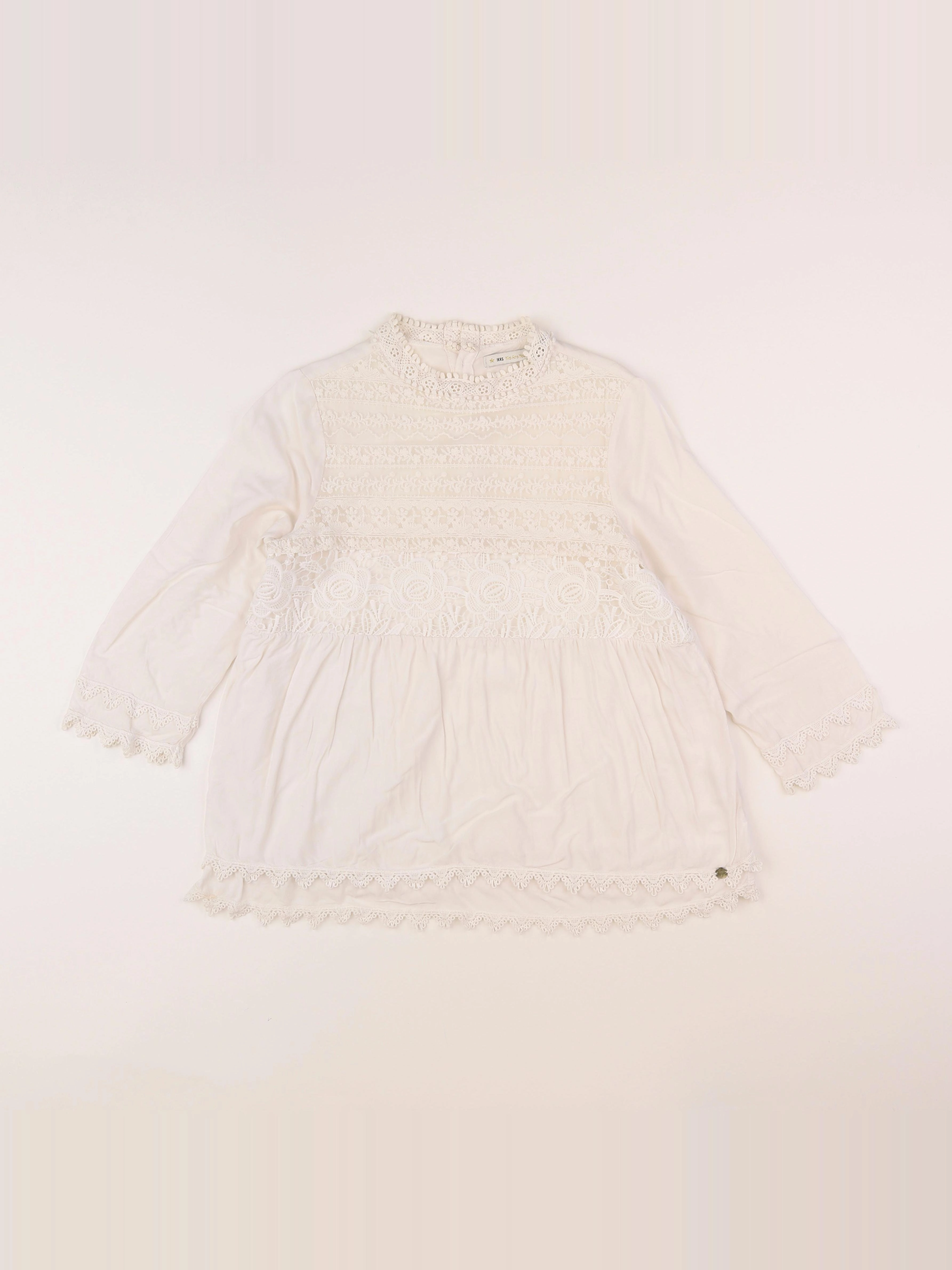 IKKS - blouse blanc - 10 ans