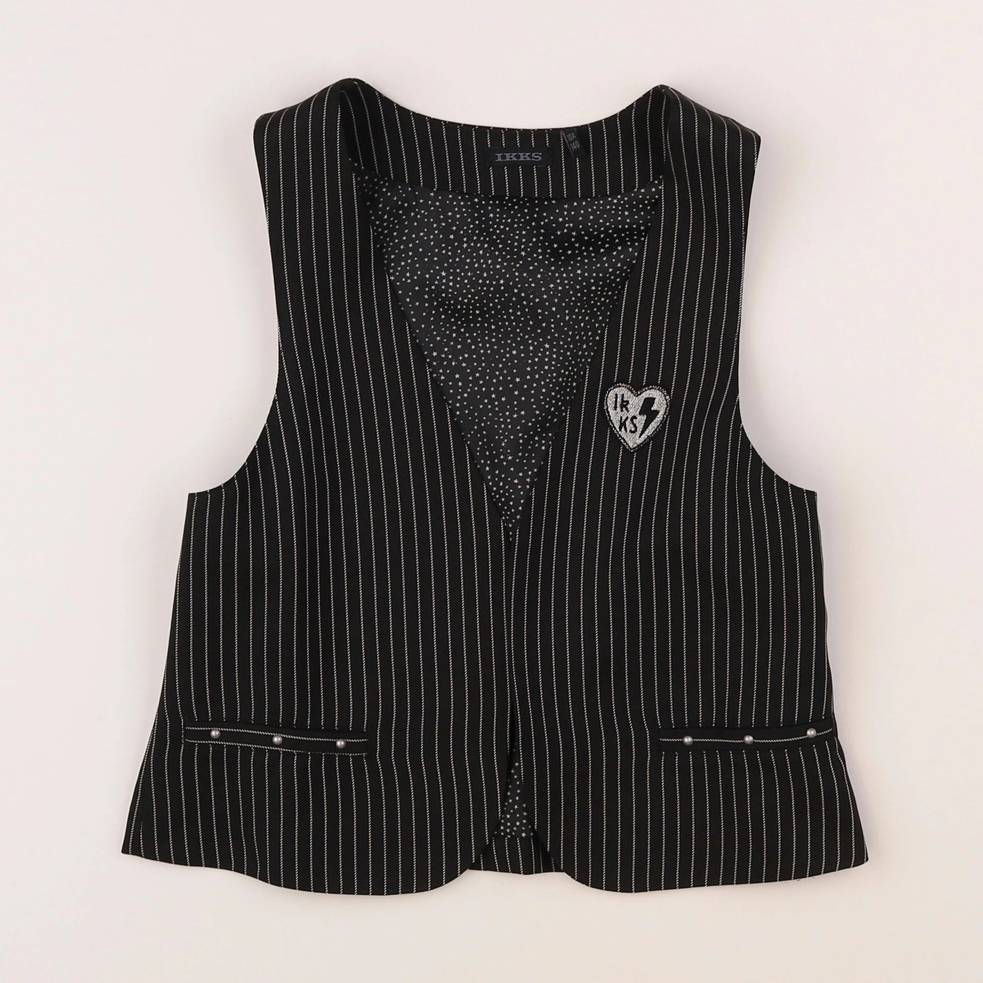 IKKS - gilet noir - 10 ans