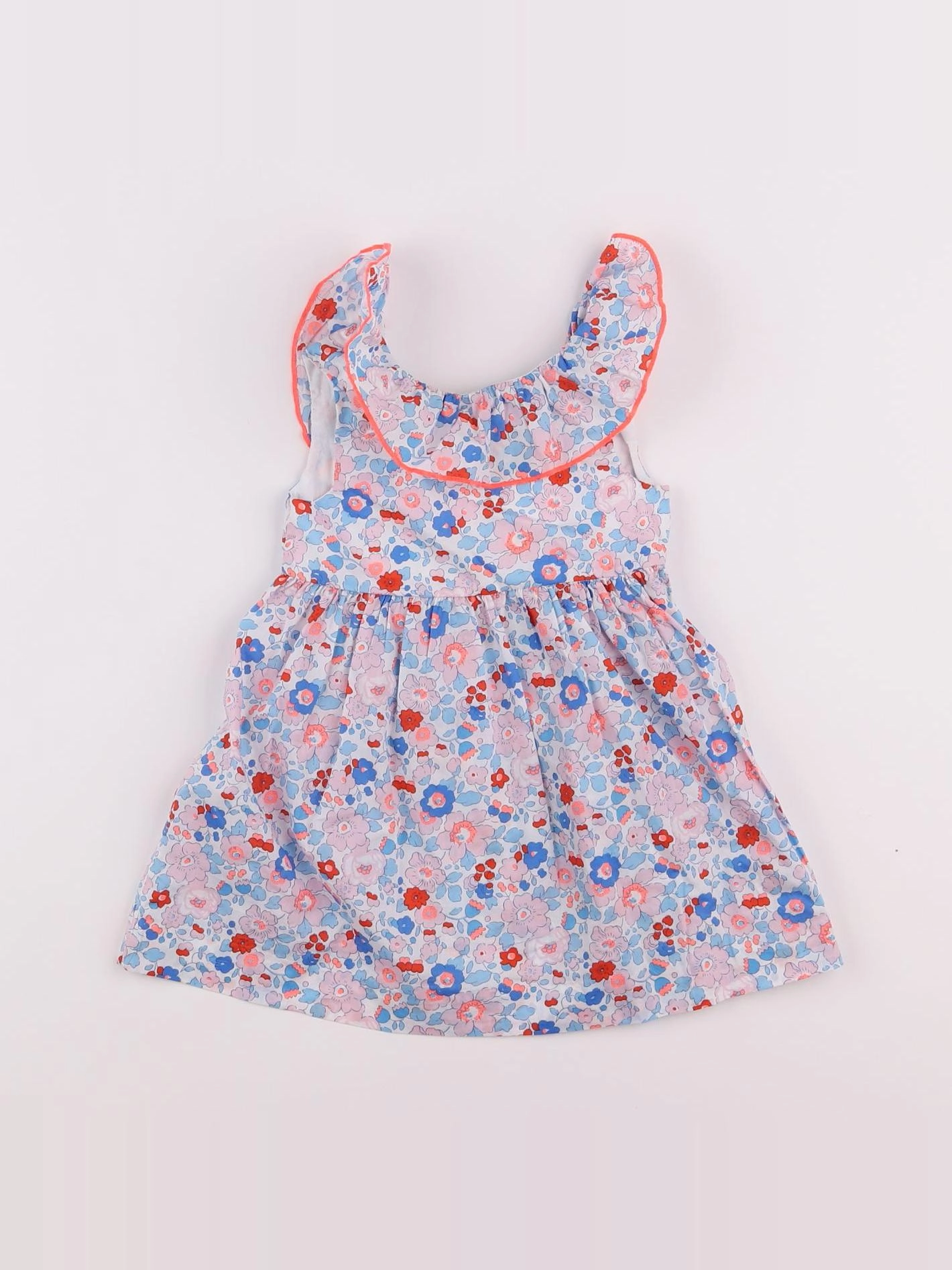 Jacadi - robe liberty multicolore - 12 mois