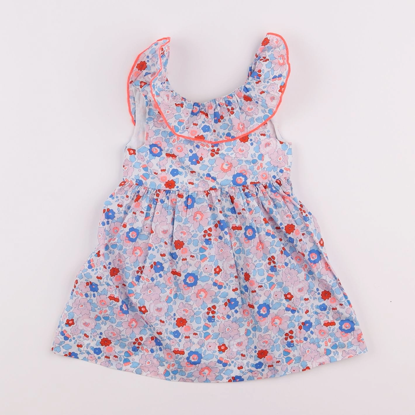 Jacadi - robe liberty multicolore - 12 mois