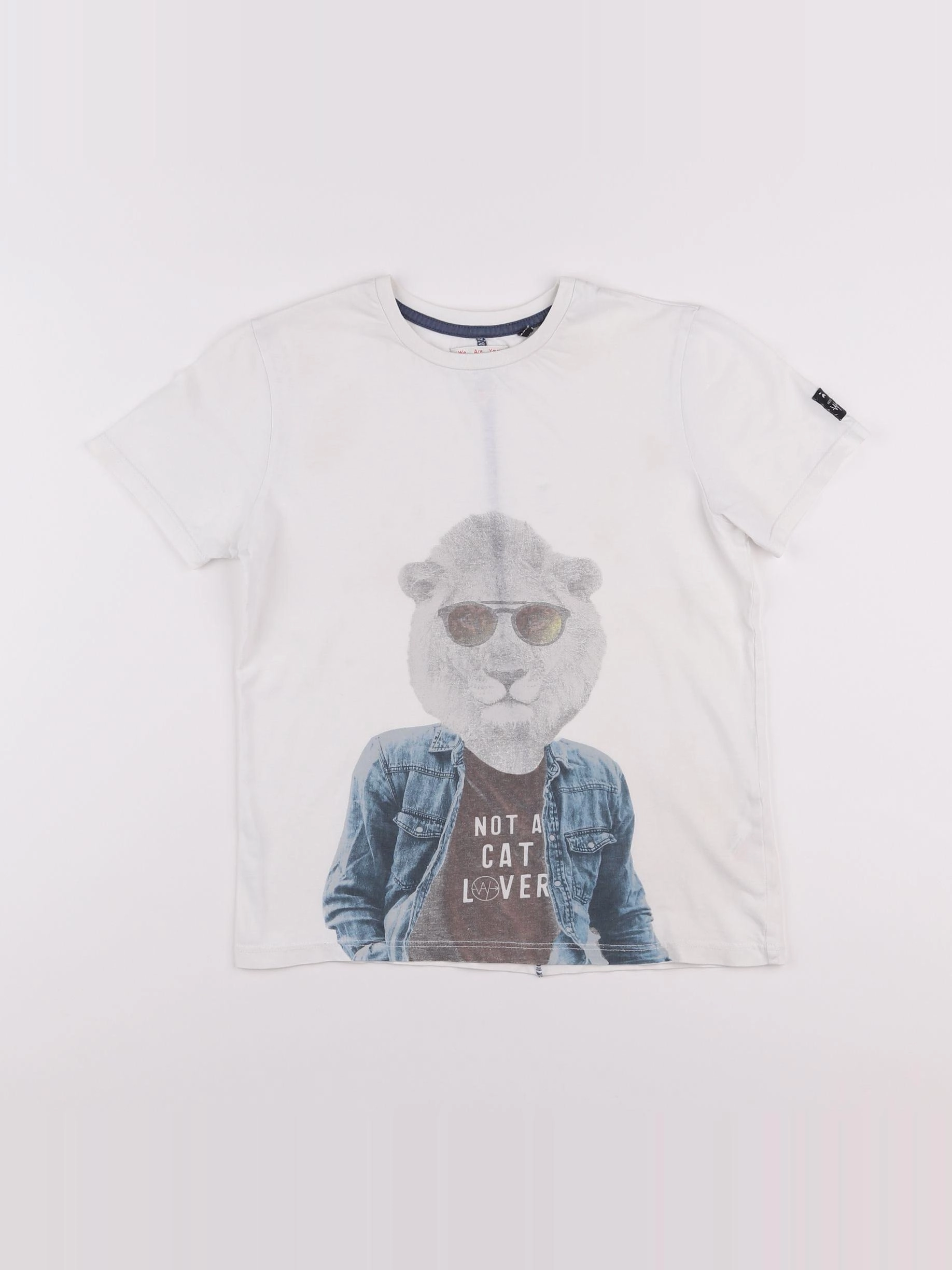 IKKS - tee-shirt blanc - 10 ans