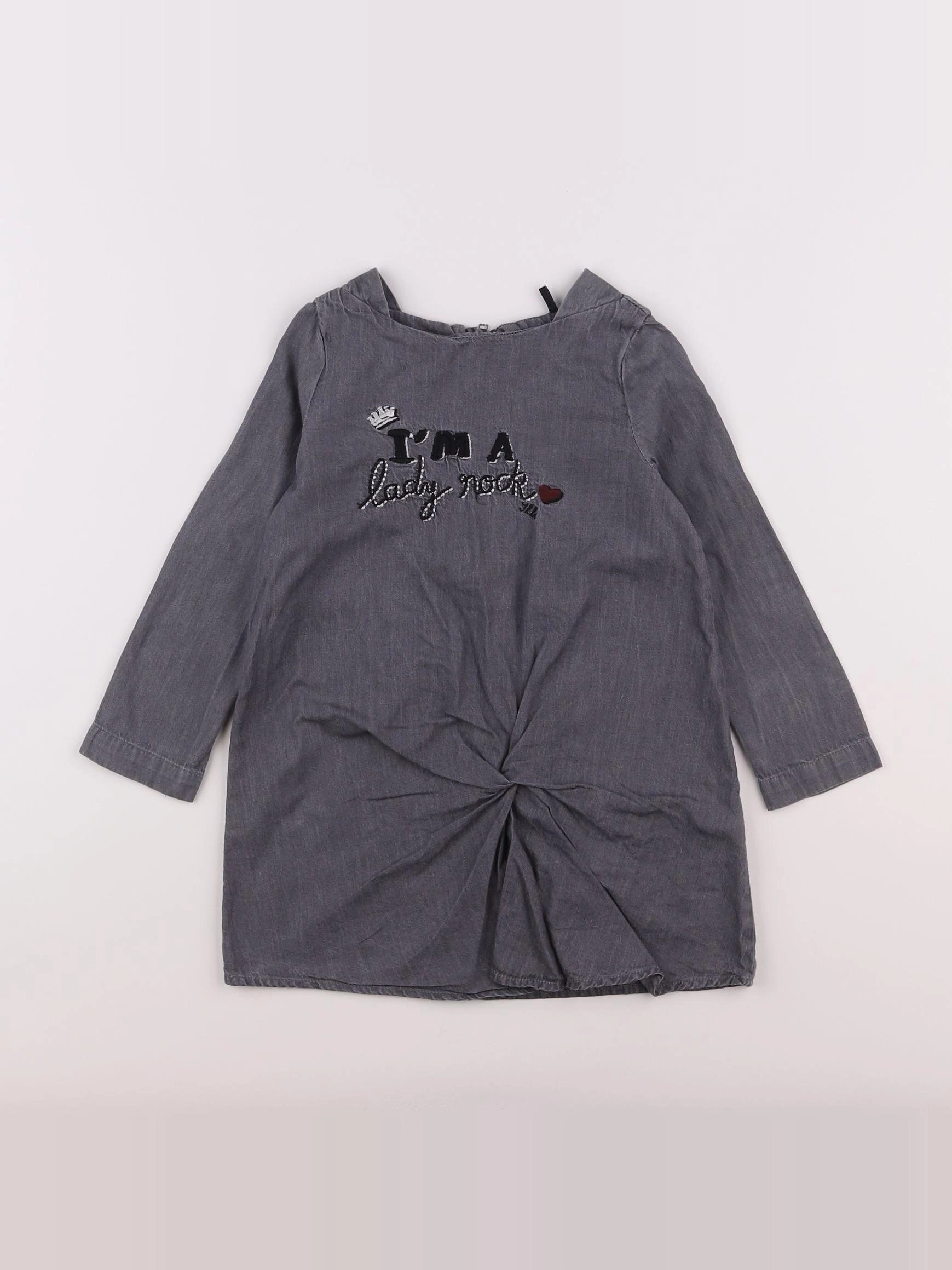 IKKS - robe gris - 3 ans