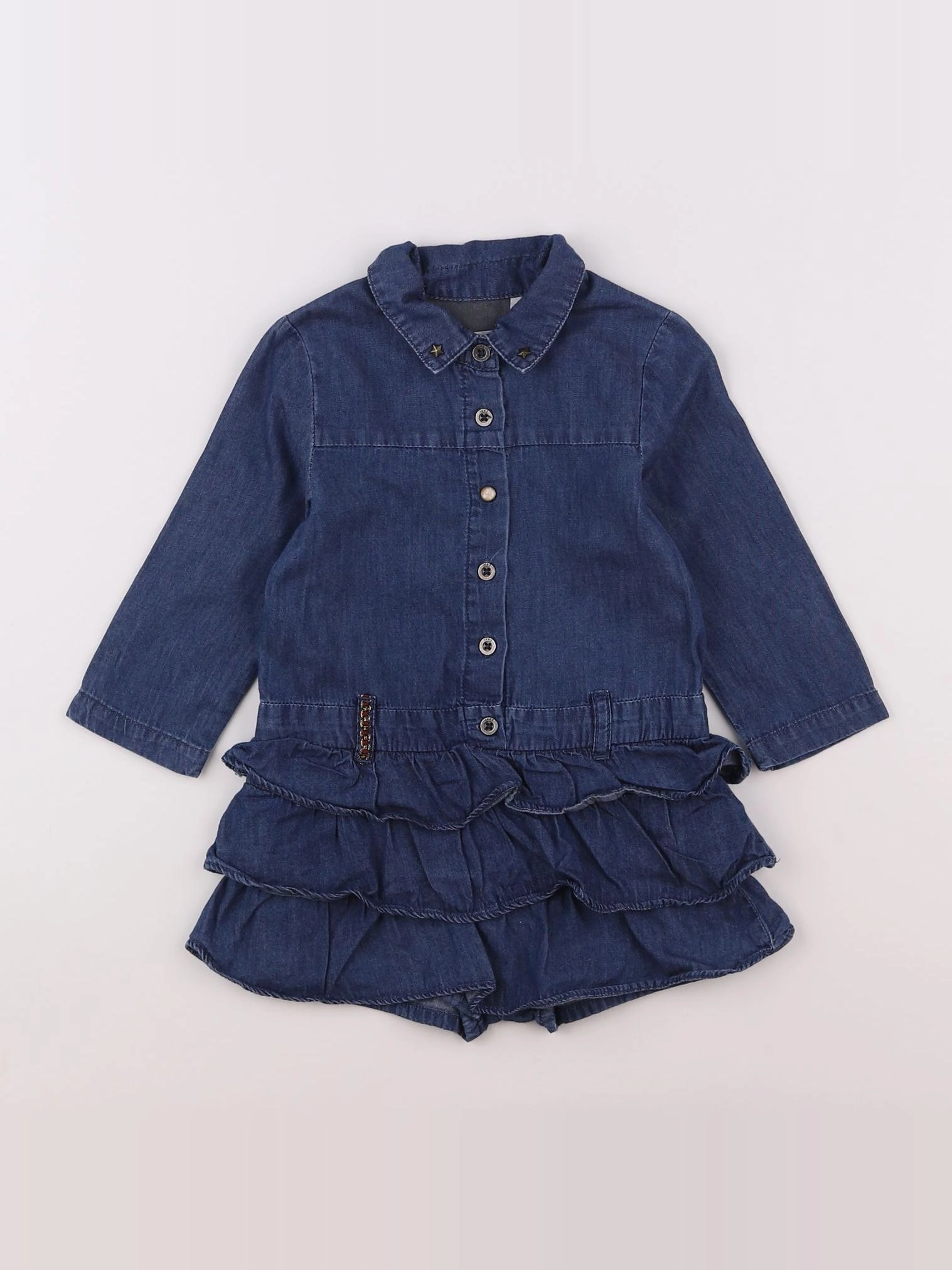 IKKS - robe bleu - 18 mois