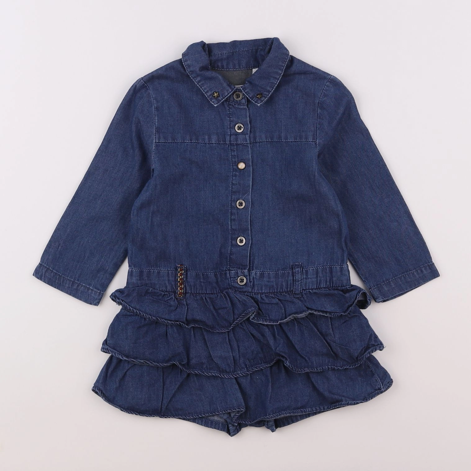 IKKS - robe bleu - 18 mois