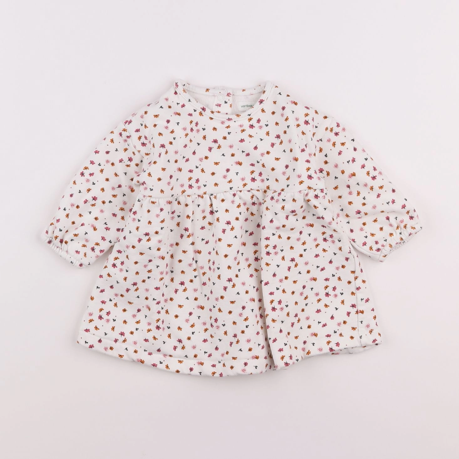 Vertbaudet - robe blanc - 9 mois