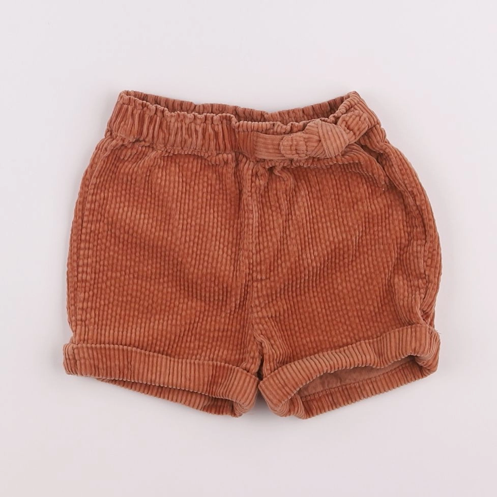 Vertbaudet - short marron - 12 mois