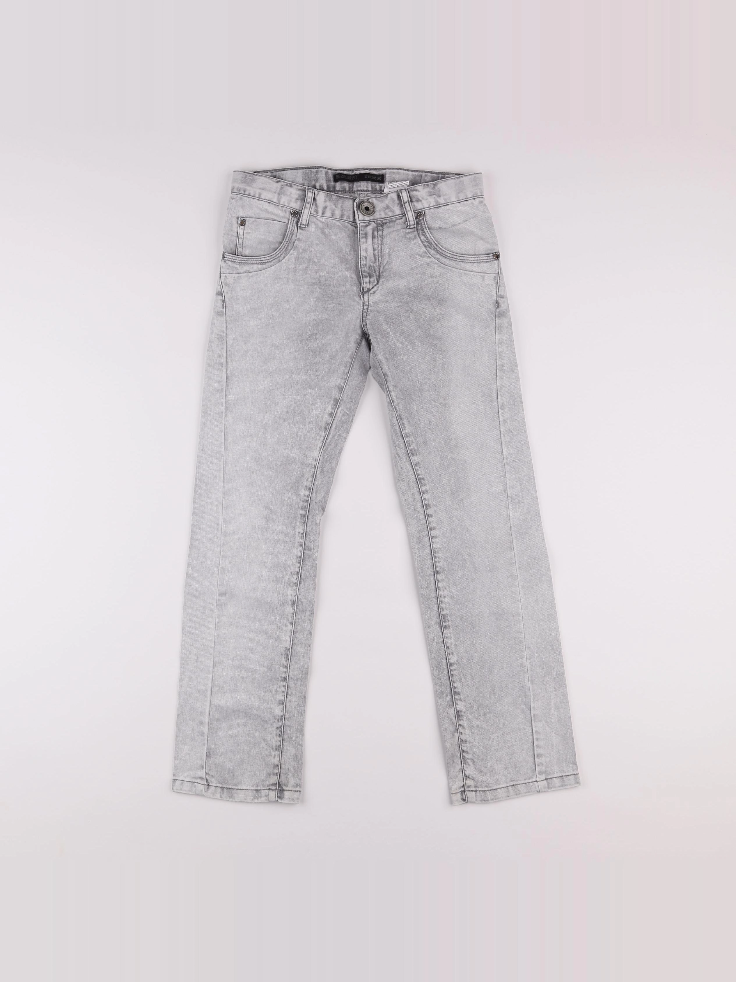 IKKS - jean gris - 10 ans