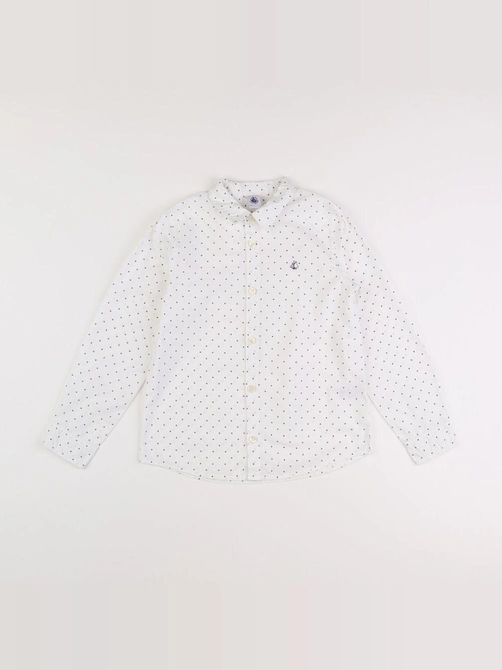 Petit Bateau - chemise blanc - 8 ans