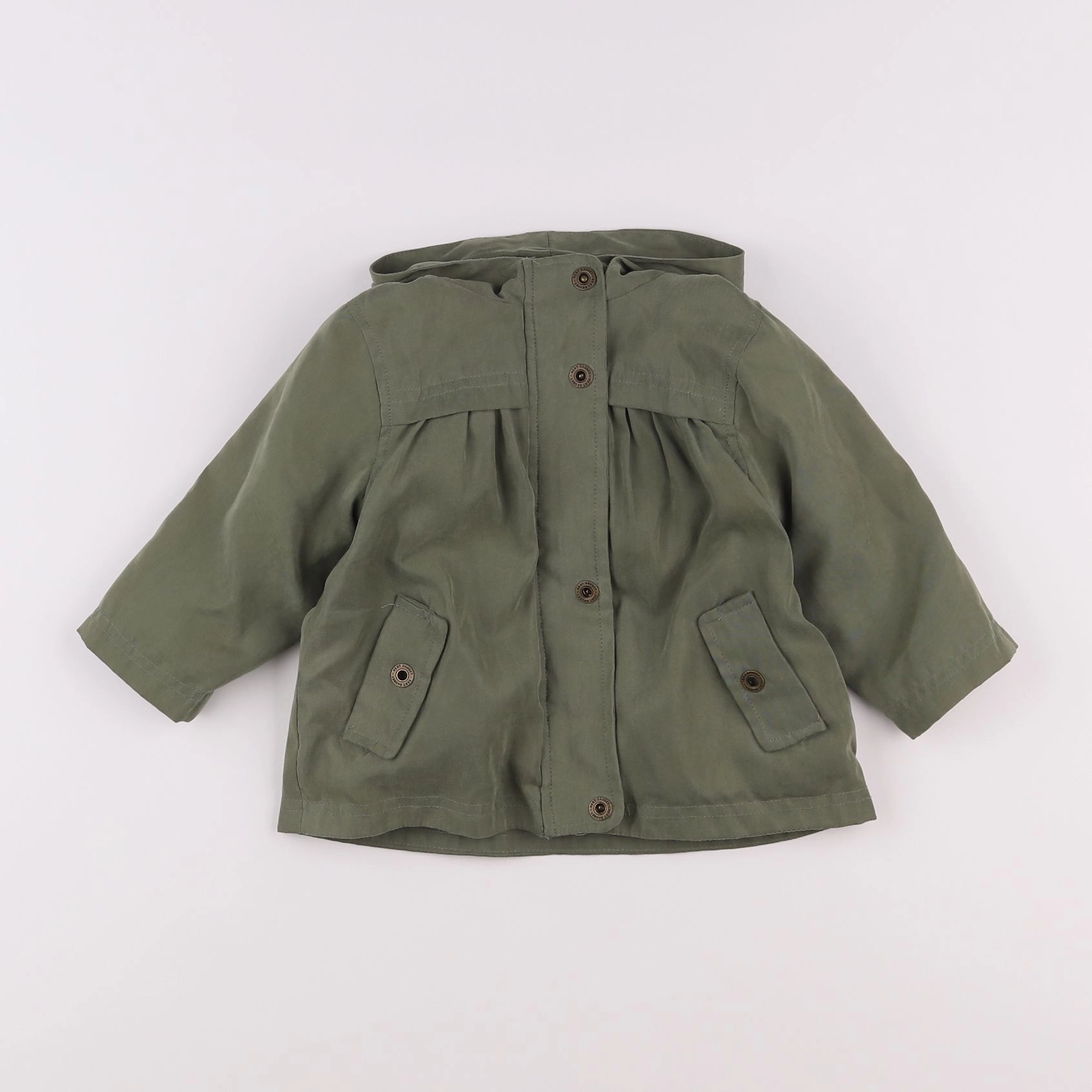 Vertbaudet - parka vert - 12 mois