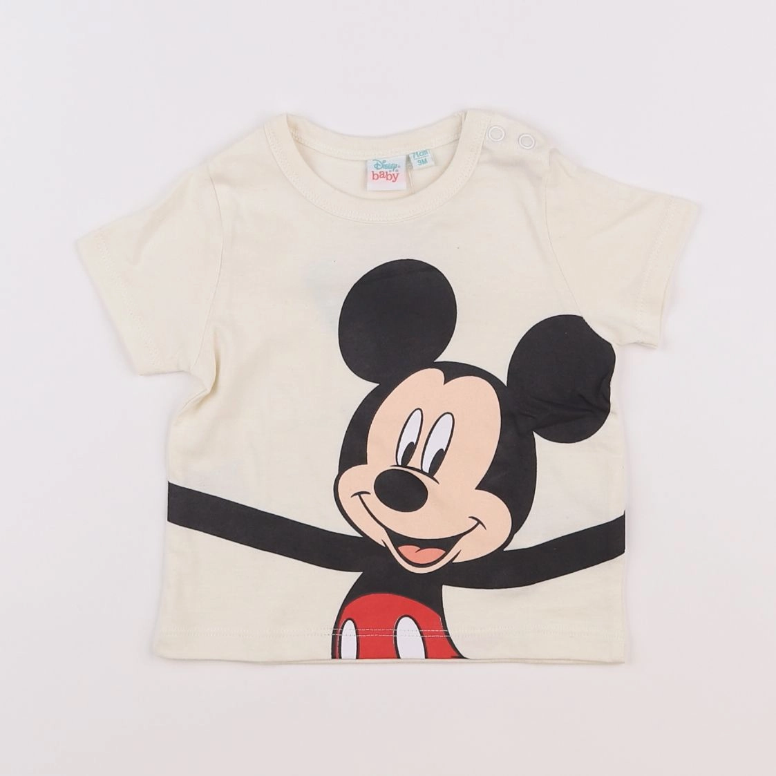 Vertbaudet - tee-shirt jaune - 9 mois